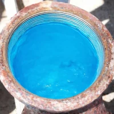 給水管更生工事の施工効果 ライニング後